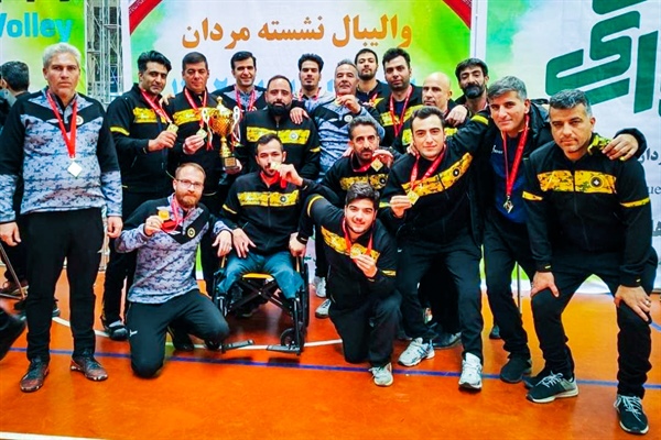 شاهکار مردان والیبال نشسته سپاهان با قهرمانی در لیگ دسته اول