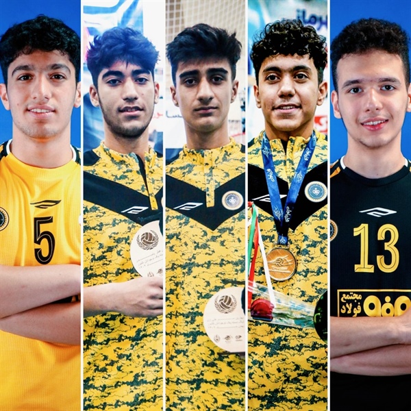 پنج پسر طلایی‌پوش به اردوی انتخابی تیم ملی والیبال دانش آموزی دعوت شدند