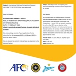 The seal of approval of UEFA and AFC on the friendly match between Sepahan and Zenit