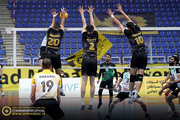 Sepahan qualify for the play-off stage of the Iranian Volleyball Super League 6 weeks ahead of schedule