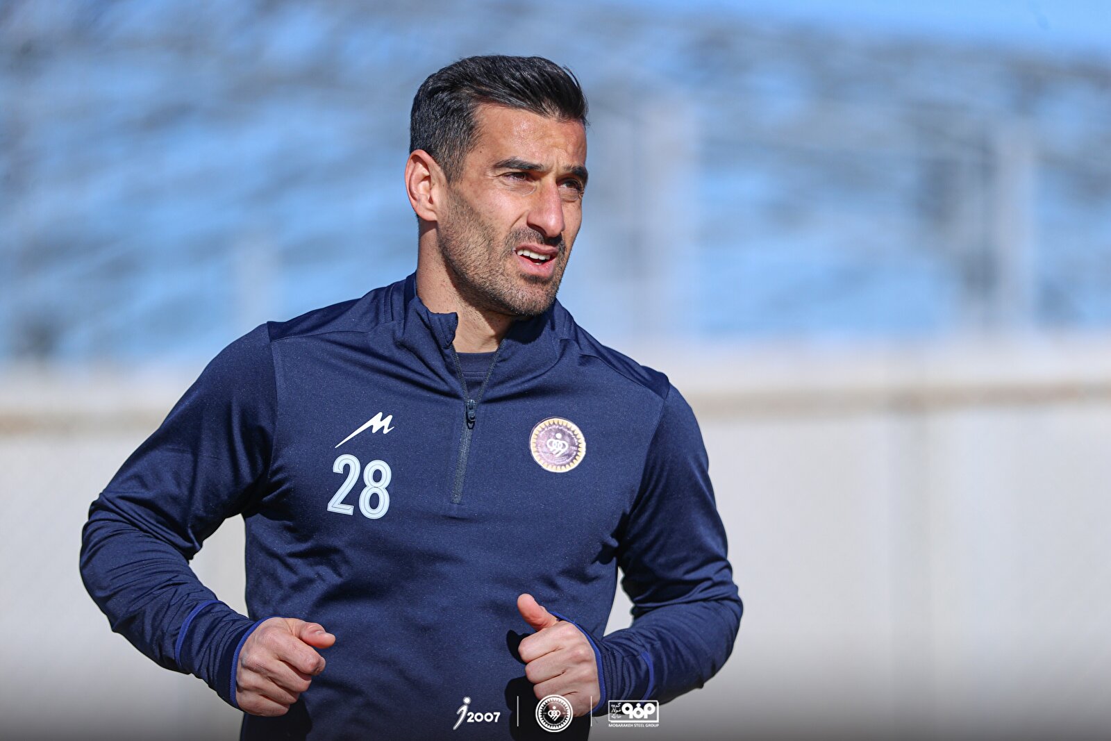 گزارش تصویری تمرین تیم فوتبال سپاهان پیش از بازی با خیبر