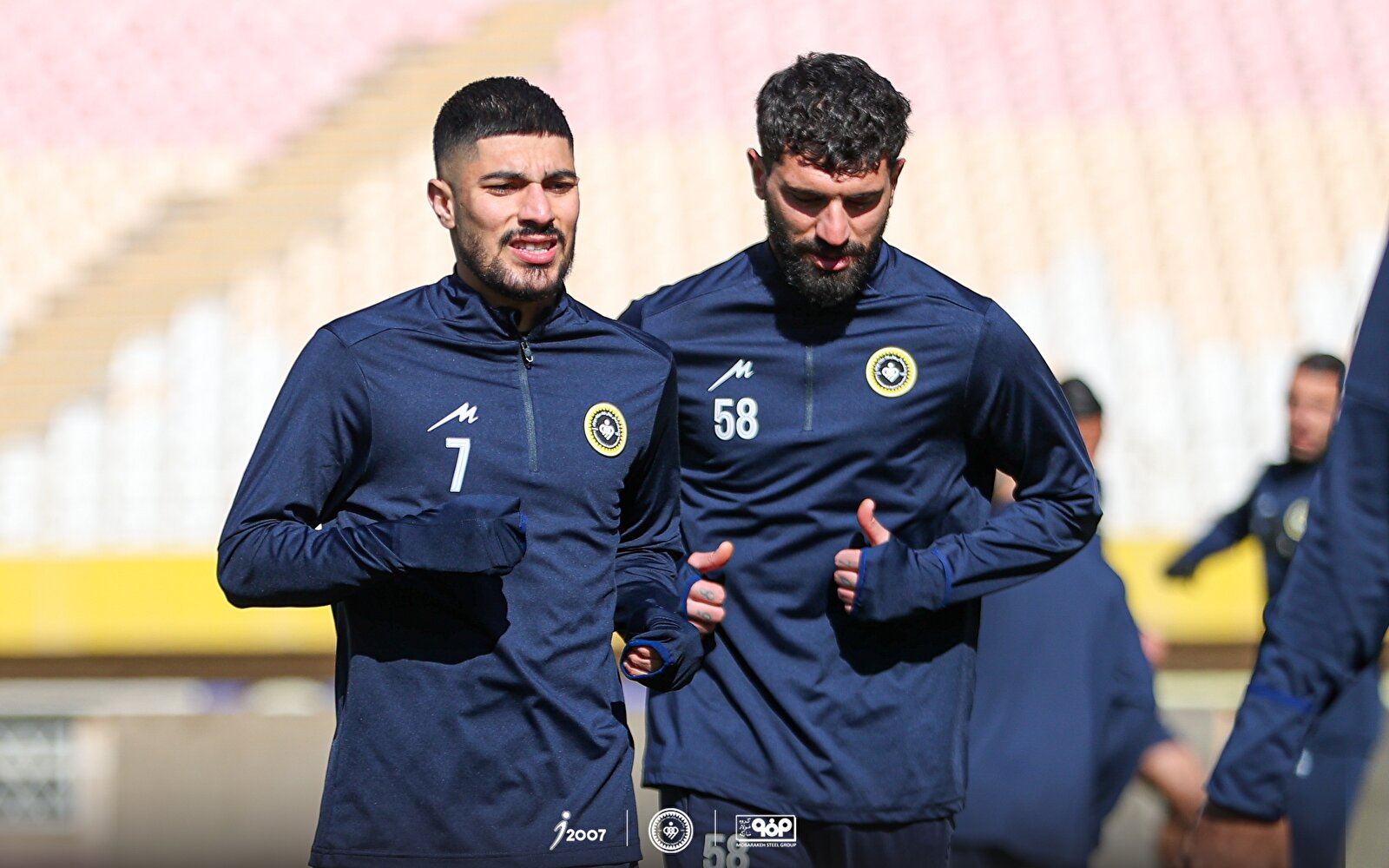 گزارش تصویری تمرین تیم فوتبال سپاهان پیش از بازی با پرسپولیس