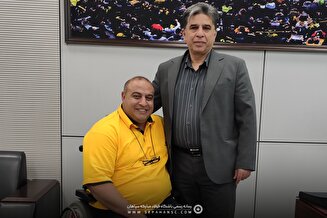 دیدار مدیرعامل باشگاه با قهرمان پارالمپیک