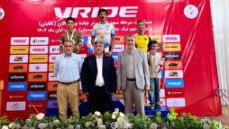 رکابزن سپاهان مدال برنز لیگ برتر را کسب کرد