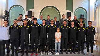 حضور مدیرعامل سپاهان در جمع رکابزنان طلایی‌پوش