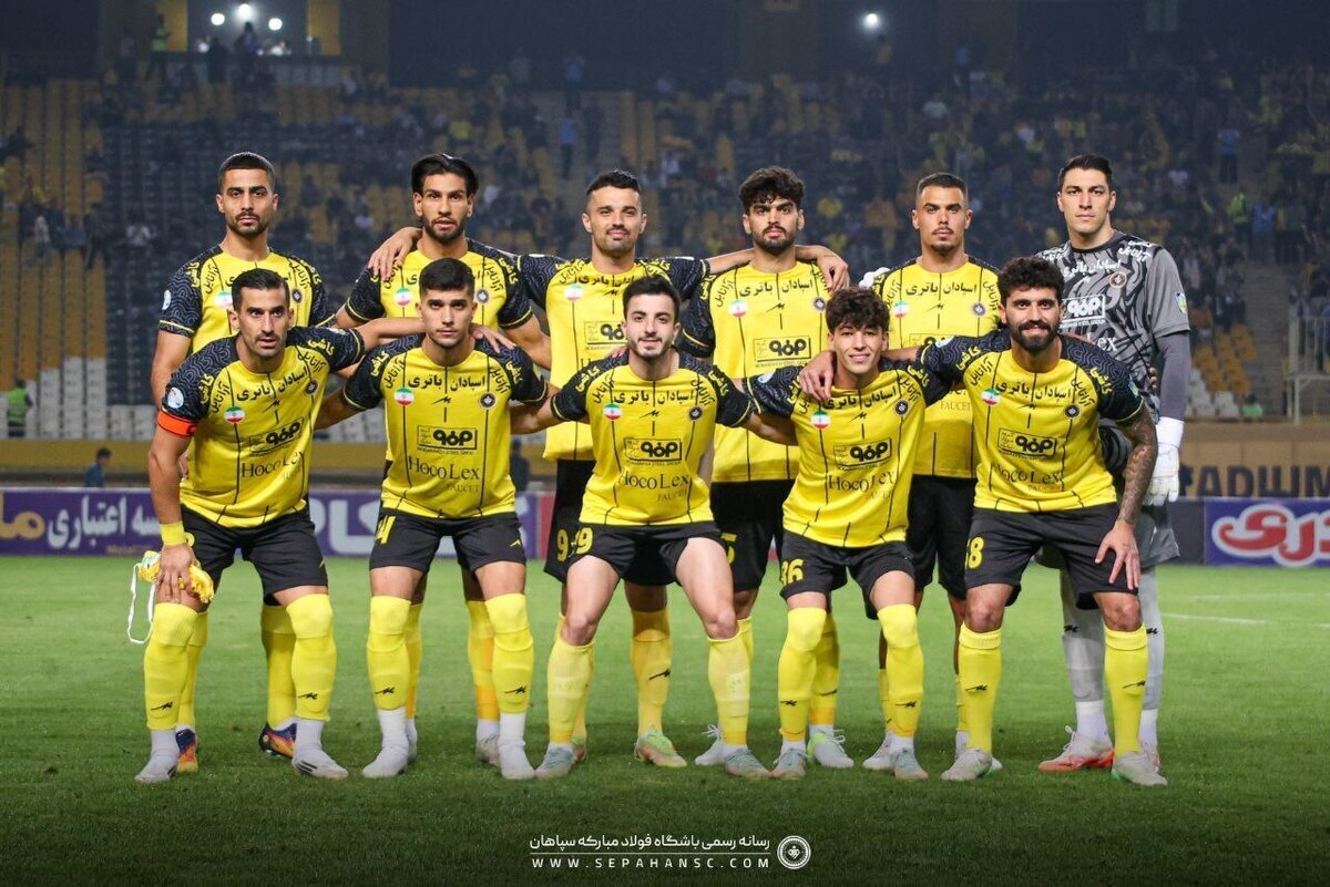 ترکیب سپاهان مقابل آخال ترکمنستان مشخص شد