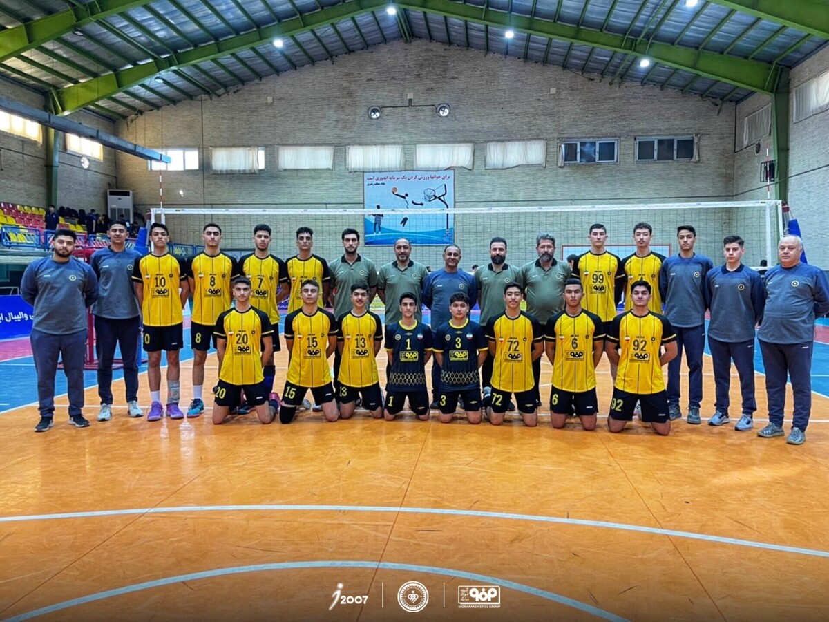 نمایش درخشان والیبالیست‌های نوجوان سپاهان در گام نخست