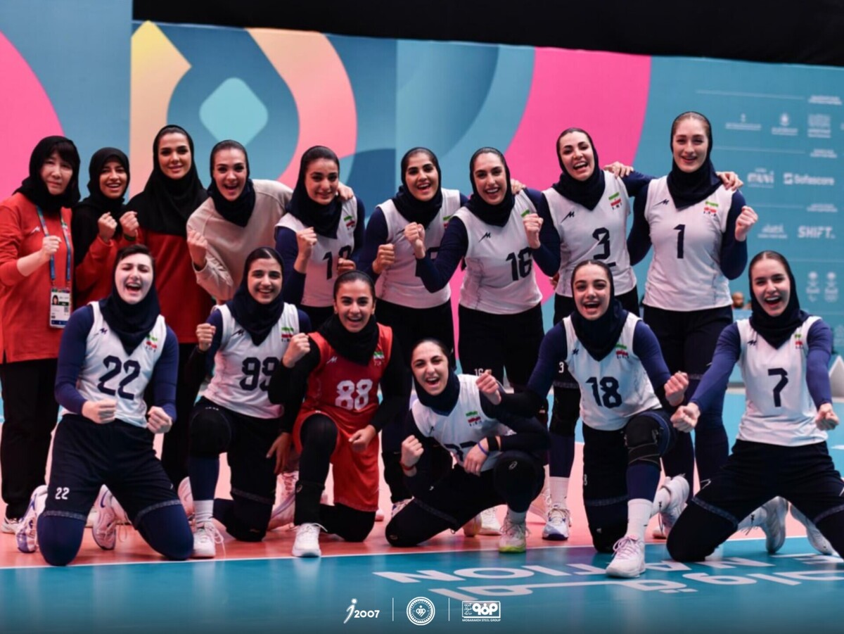 کسب مدال برنز تیم ملی والیبال بانوان با درخشش چهار سپاهانی