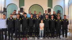 حضور مدیرعامل سپاهان در جمع رکابزنان طلایی‌پوش