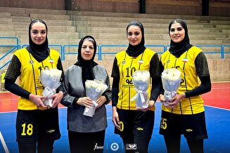 تجلیل از ملی‌پوشان والیبال بانوان سپاهان