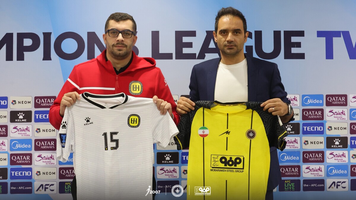 سپاهان با لباس زردرنگ مقابل الحسین اردن به میدان می‌رود