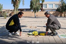 ادای احترام مدیرعامل سپاهان به محمود حریری