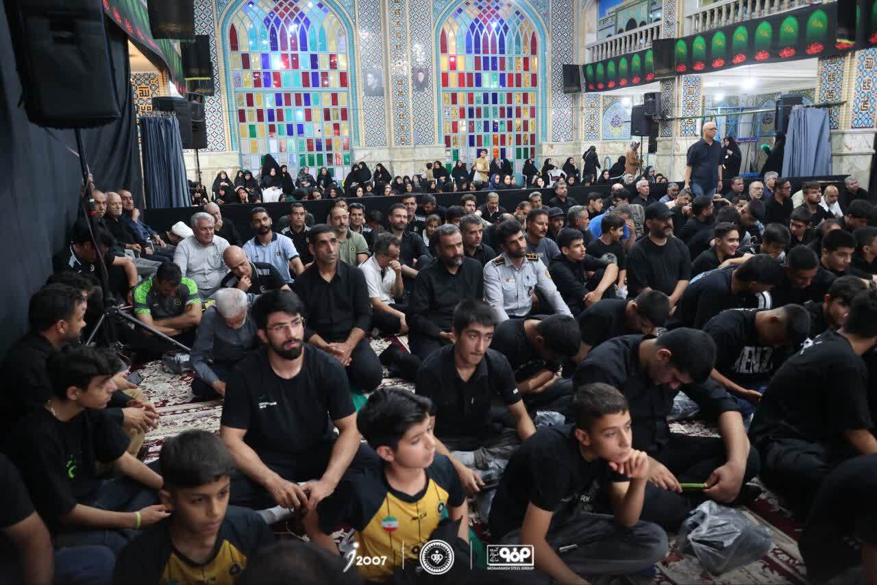 مراسم عزاداری حضرت اباعبدالله الحسین(ع) برگزار شد