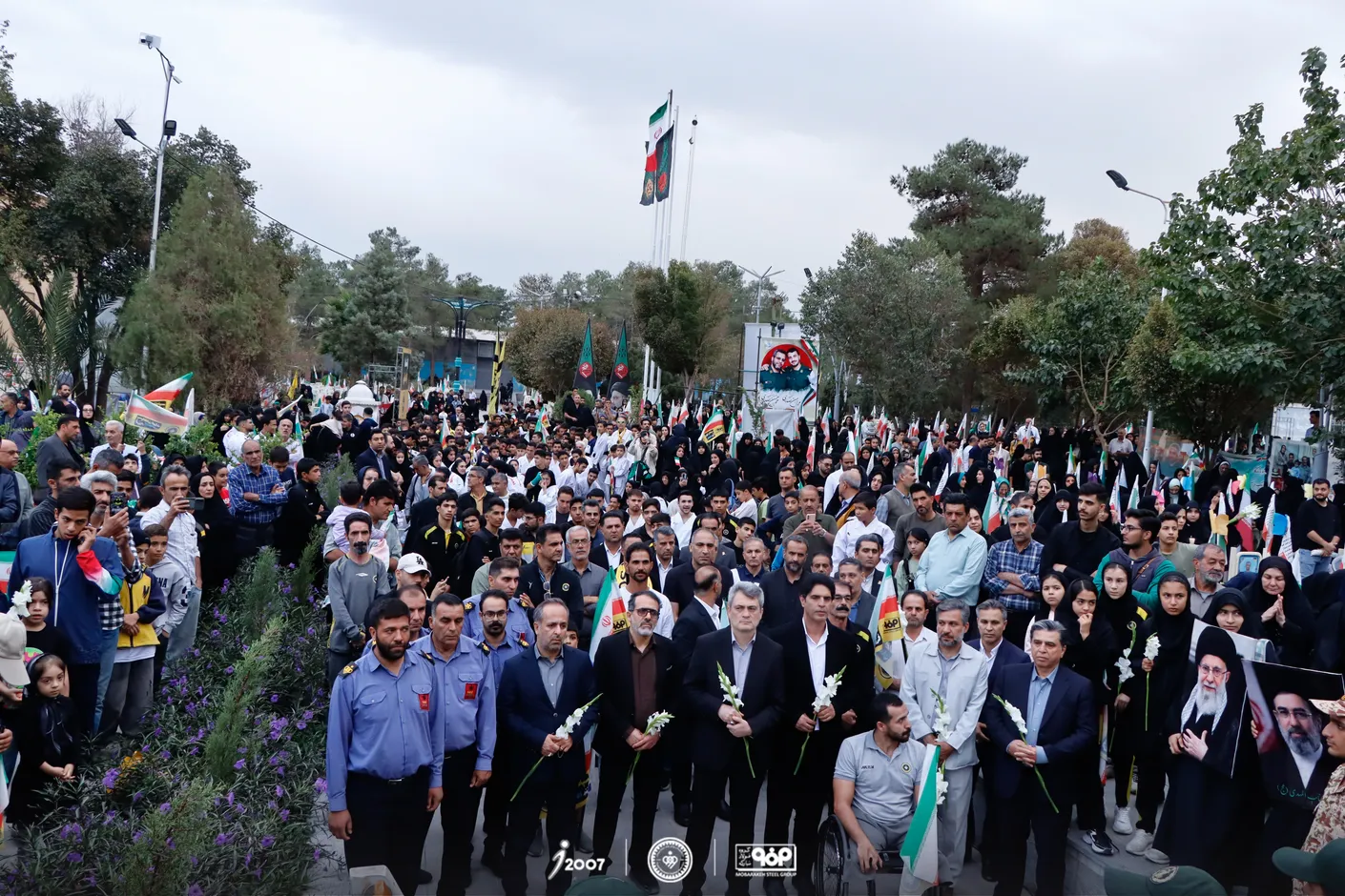 تجدید میثاق خانواده فولاد مبارکه سپاهان با شهدا