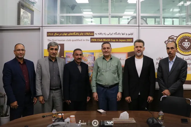 بازدید کارگروه ورزش استان بصره عراق از باشگاه فولاد مبارکه سپاهان