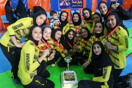 مسابقات والیبال نشسته بانوان کشور فصل 99-98