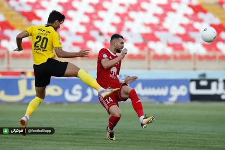 هفته 25 لیگ برتر فوتبال فصل 99-98 - استادیوم یادگار امام شهر تبریز