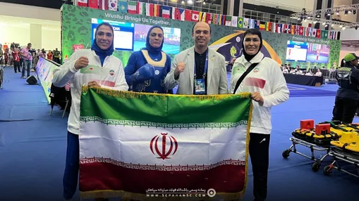 بانوان طلایی با مدال‌های طلای ووشو جهان