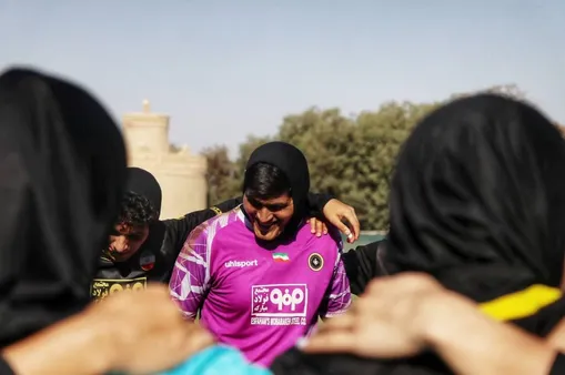 تمرین تیم فوتبال بانوان بزرگسالان در کمپ اختصاصی فردوس فولاد مبارکه