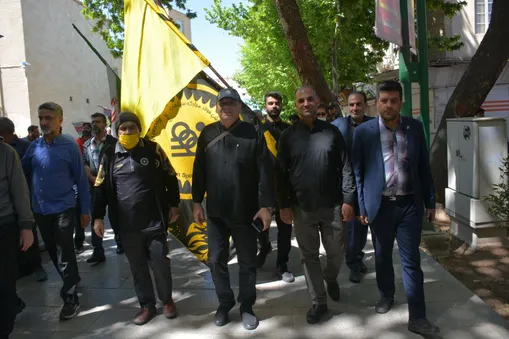 حضور خانواده سپاهان در راهپیمایی روز قدس