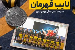 نایب‌قهرمانی کشتی‌گیران سپاهان در لیگ جوانان کشور