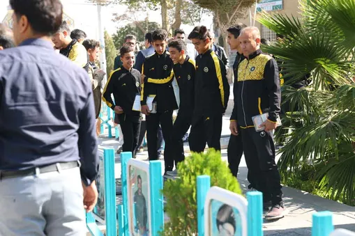 تجدید میثاق خانواده بزرگ باشگاه فولاد مبارکه سپاهان با شهدا