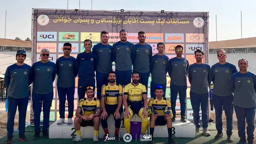 سپاهان برای چهارمین سال پیاپی قهرمان دوچرخه سواری پیست شد