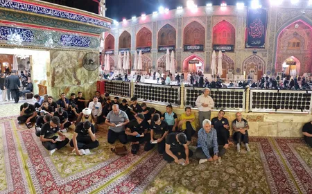 تیم زیر هیجد سال فولاد مبارکه سپاهان با حضور در شهر نجف و برگزاری اردو، به زیارت حرم حضرت علی علیه السلام مشرف شدند.
