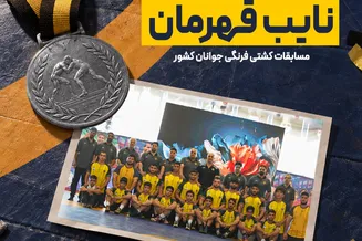 نایب‌قهرمانی کشتی‌گیران سپاهان در لیگ جوانان کشور